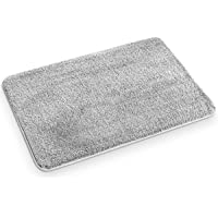 RenFox Alfombra de Baño de Microfibra Esponjosa Alfombra Baño Absorbente y Antideslizante Suave Alfombra de Ducha…